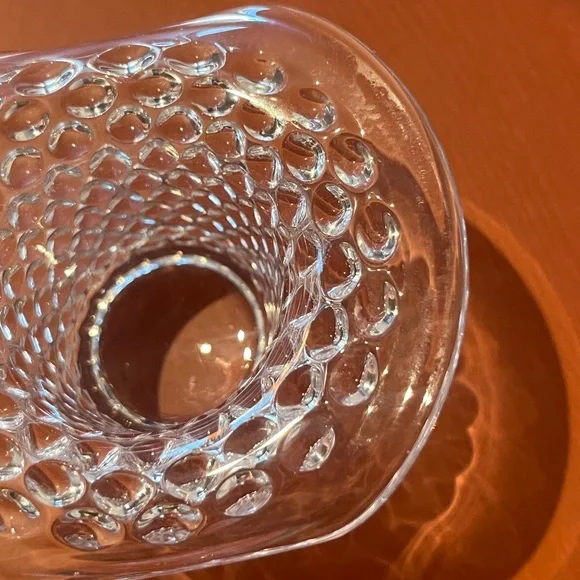 Vintage Fenton Clear Glass Spike Design Top Hat 1960’s 2.5"H X 4" - Picture 9 of 15